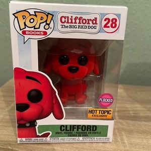 Clifford The Big Red Dog flocked funko pop